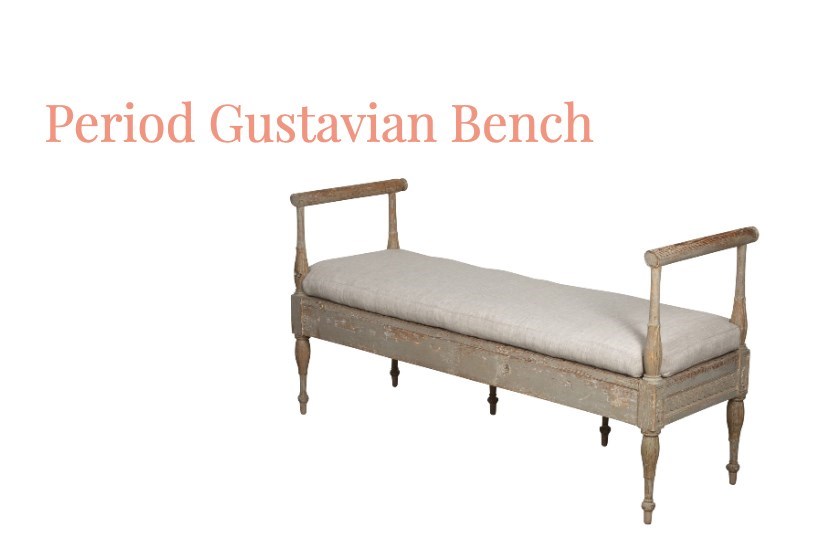 Gustavian bench