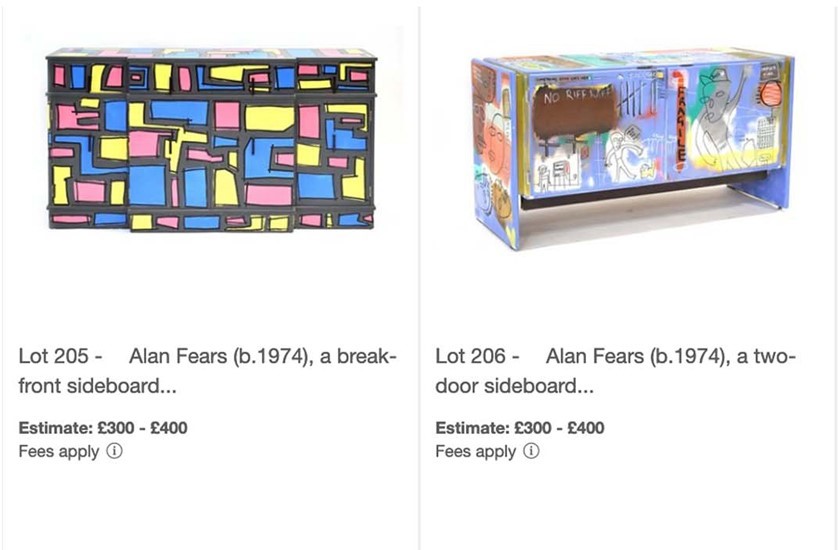 Alan Fears Items in Auction