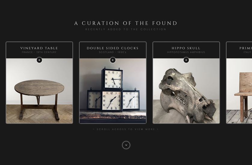 A Curation of the Found