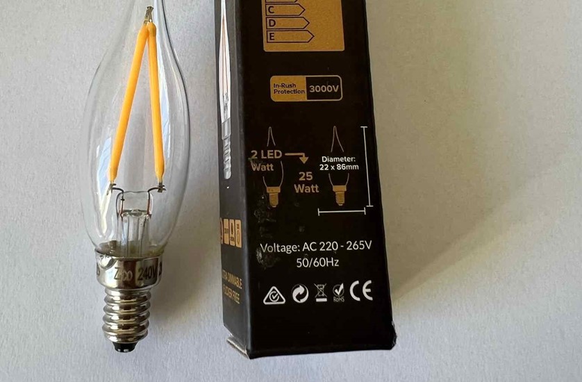 LED E10 small capsule dimmable bulb 