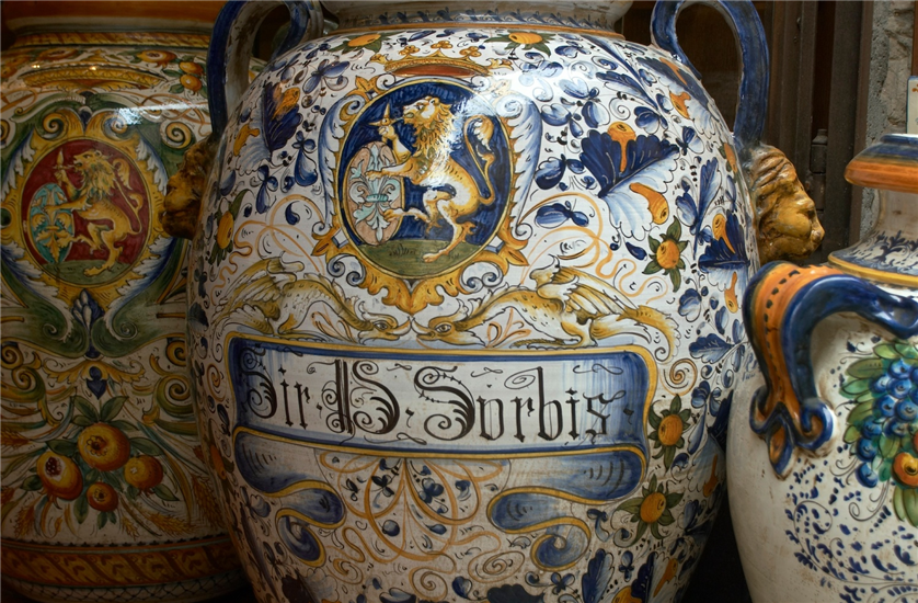 Majolica pottery